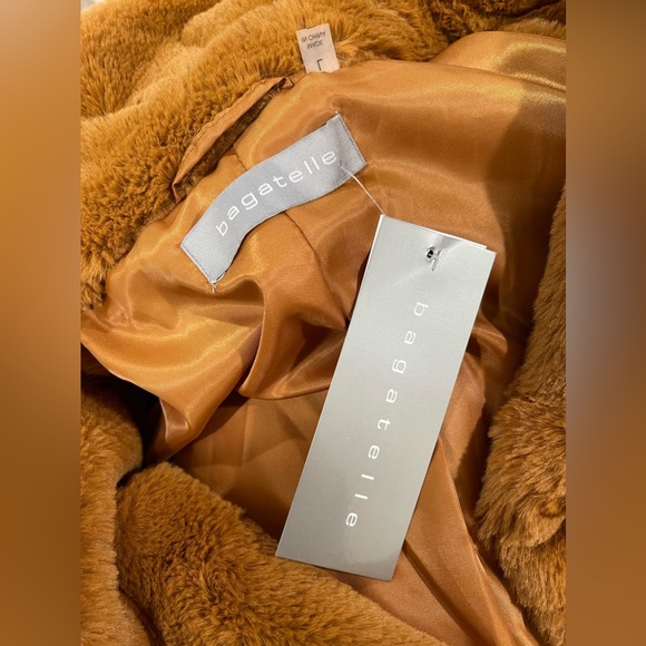 Bagatelle oversized teddy coat size L NWT - Picture 4 of 6